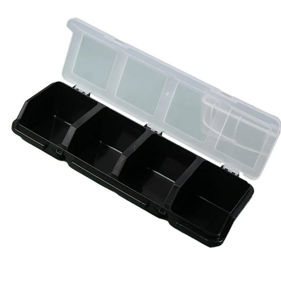 Screws Parts Compartment Organizer Box Pills Hardware Tool Container Bin