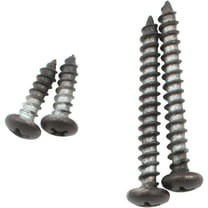 Screws for Shelf Brackets, 4-Pack, 1-1/2" (2) and 1/2" (2) Screws, Dark Bronze by Stone Harbor Hardware
