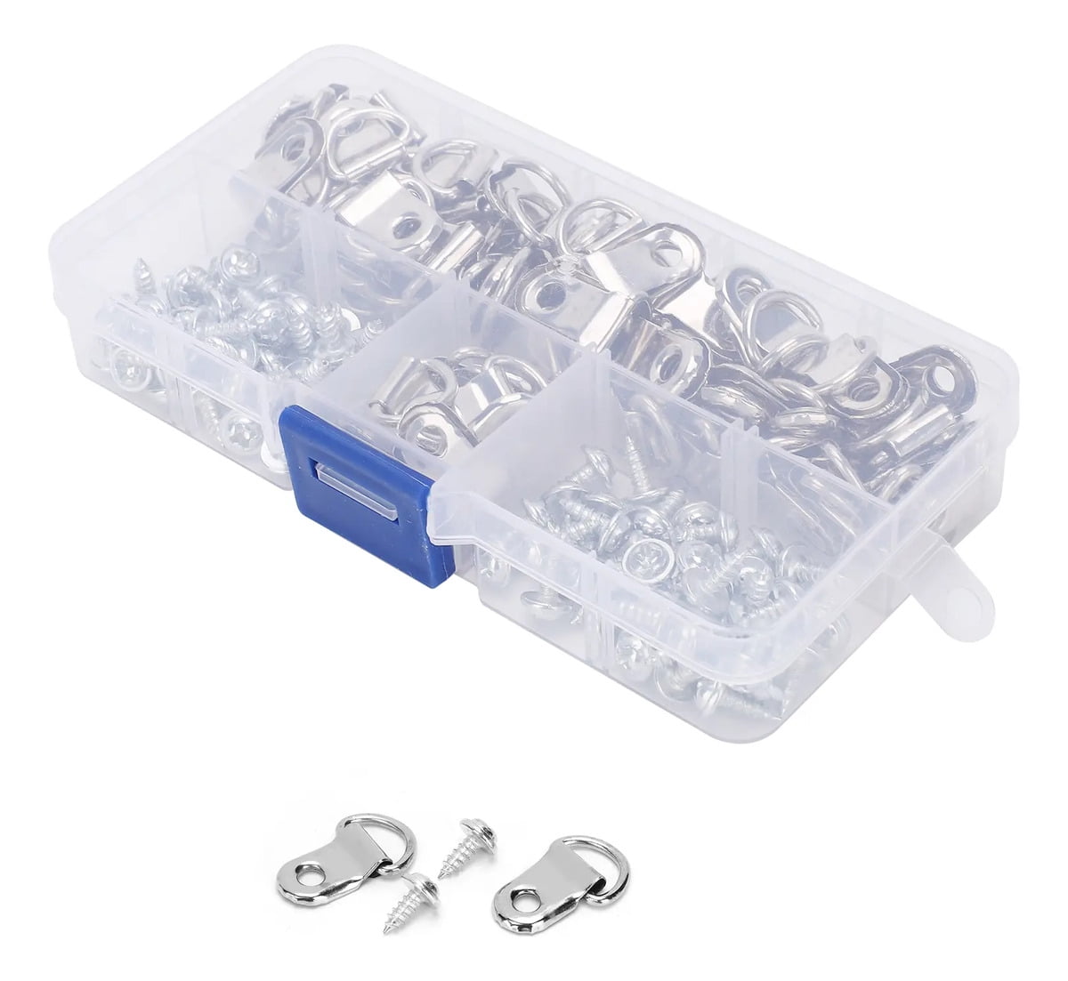 Screws for hanging picture frames, 80 pieces, set D, hook