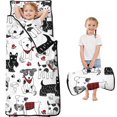 thumbnail image 1 of Scribble Dogs Toddler Nap Mats for Kids Preschool,Sleeping Mat Bag or Kids,Toddler Sleeping Bag,Toddler Nap Mat or Daycare, 1 of 6