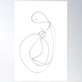 thumbnail image 1 of Scribble Poster Wall Art, Modern Wall Decor For Living Room Bedroom, 24x36 UNFRAMED, 1 of 3