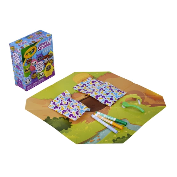 Crayola Scribble Scrubbie Pets, Mystery Mashups Blind Box, Toy Pets, Coloring Activity, Toy Collectibles, Back to School Gifts for Kids, Ages 3+