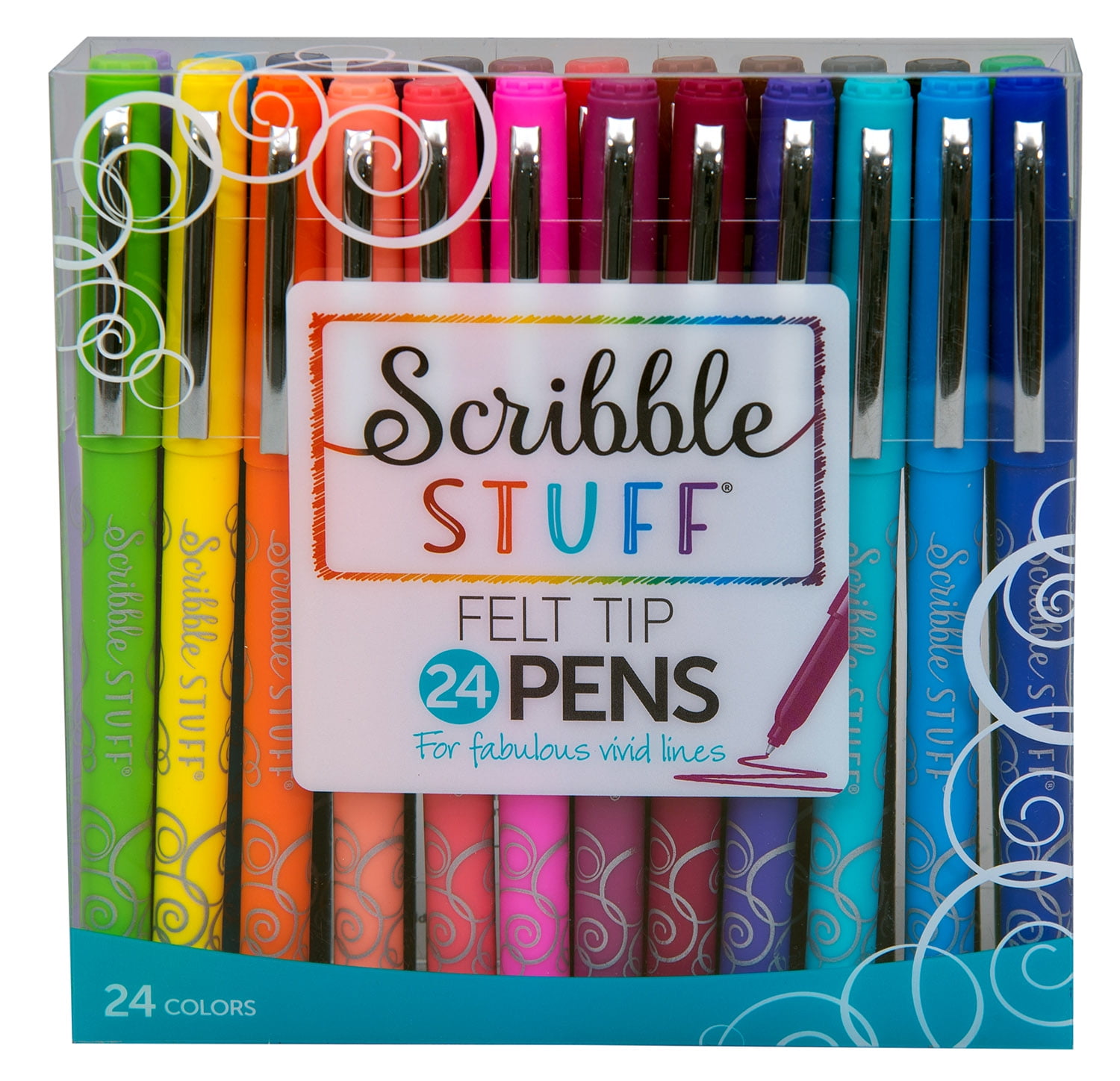 Scribble Stuff 24 Count Porous Pens