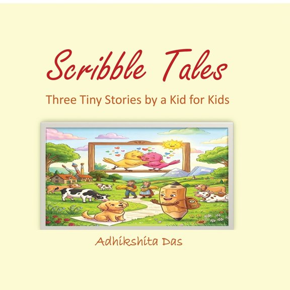 Scribble Tales: Three Tiny Stories by a Kid for Kids, (Paperback)