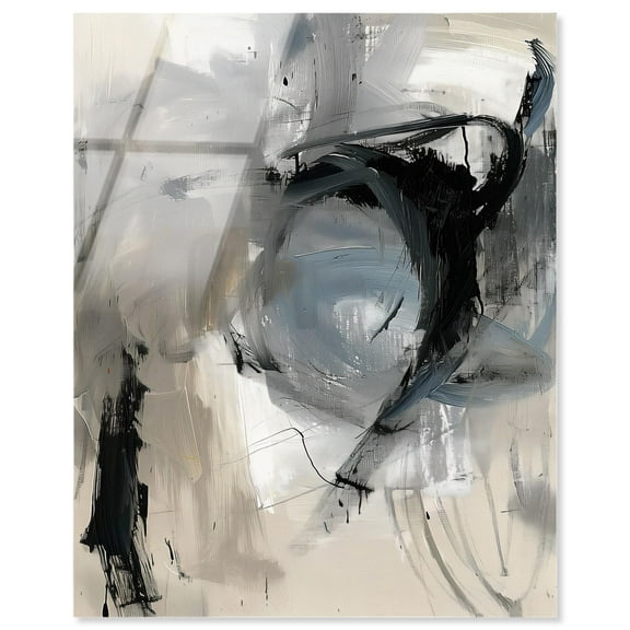 Scribbled Energy II Acrylic Modern Wall Decor by Art Remedy, Ready to Hang, 16 x 20