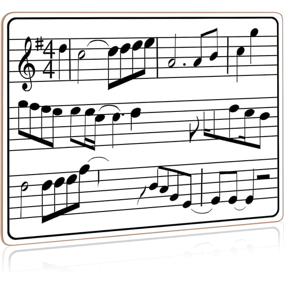 Scribbledo Dry Erase Board Music Staff Whiteboard Double Sided 9 x 12