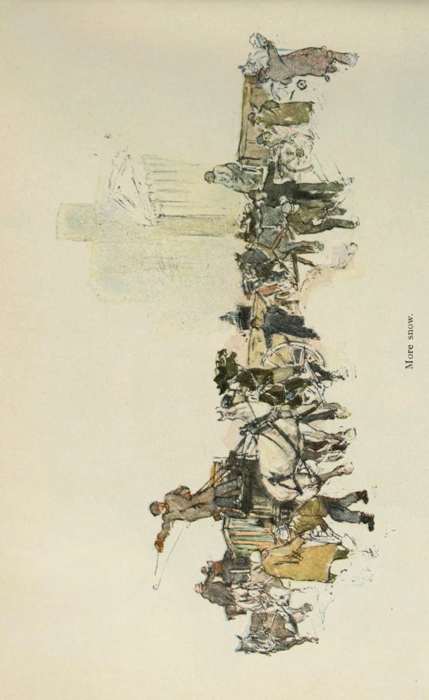 Scribners 46 1909 More snow Canvas Art - George Wright (24 x 36)