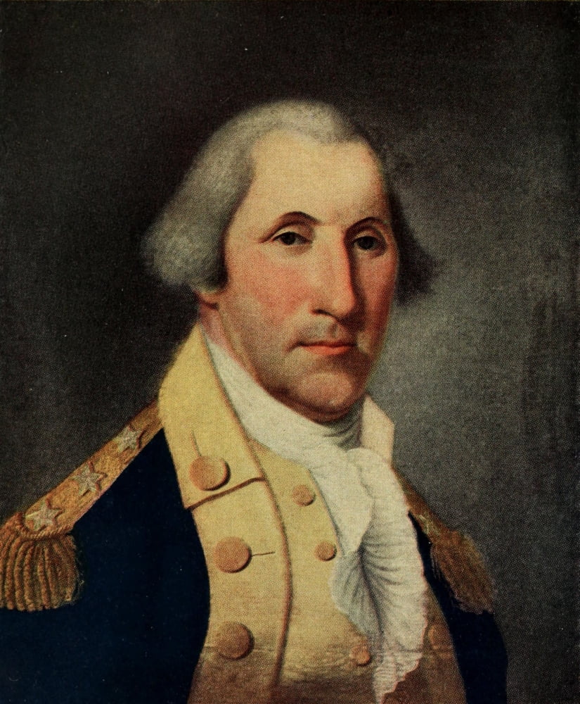 Scribners 48 1910 George Washington Canvas Art - Charles Willson Peale (18 x 24)