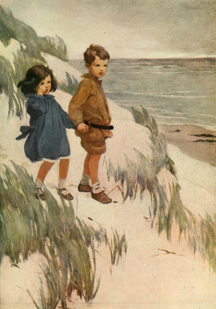 Scribners 57 1915 Baa Baa Black Sheep Canvas Art - Jessie Willcox Smith (18 x 24)