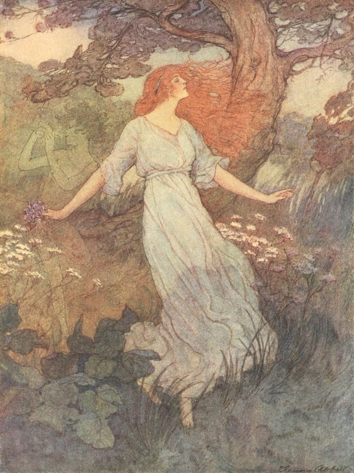 Scribners 57 1915 Madrigal Canvas Art - Elenore Plaisted Abbott (18 x 24)