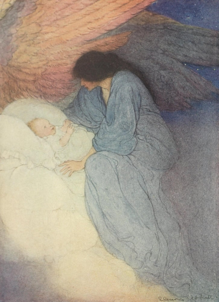 Scribners 58 1915 The Mother Canvas Art - Elenore Plaisted Abbott (18 x 24)