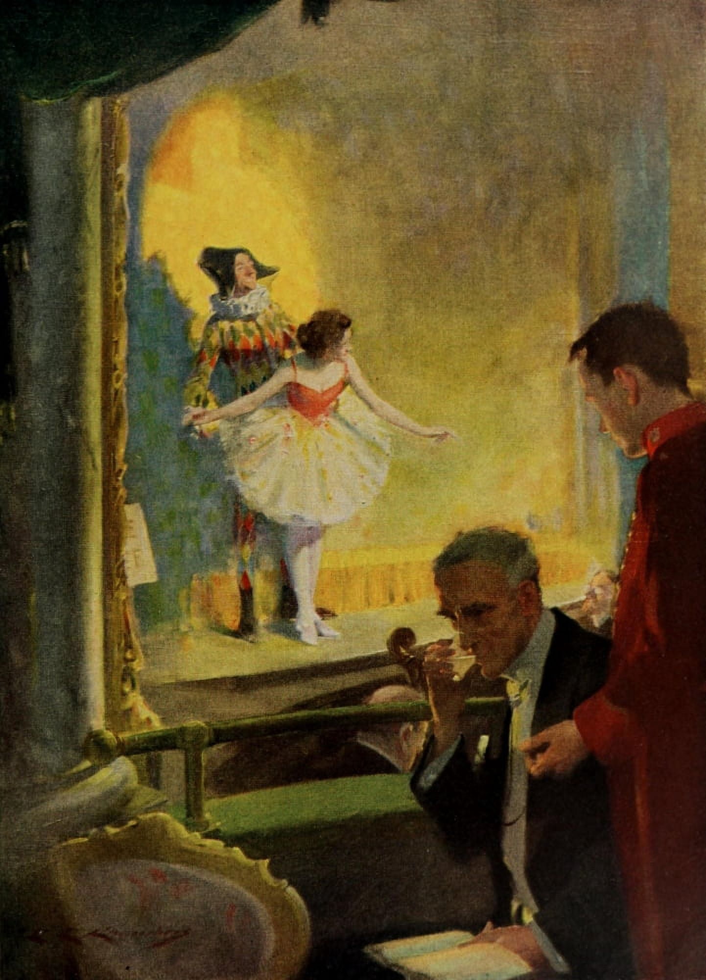 Scribners 58 1915 Vaudeville Theatre Canvas Art - Charles E Chambers (24 x 36)