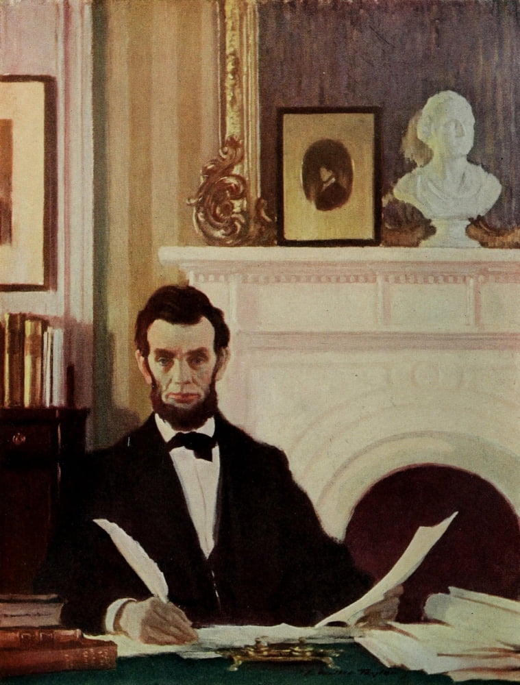Scribners Magazine 1900 Emancipation Proclamation issued by Abraham Lincoln Canvas Art - Unknown (18 x 24)