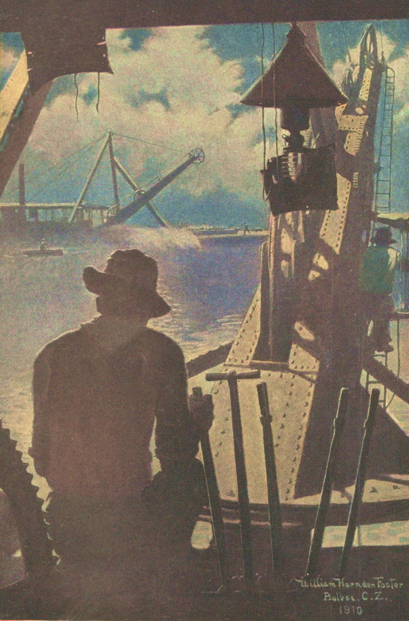 Scribners Magazine 1910 Dredgers Canvas Art - William Harnden Foster (18 x 24)