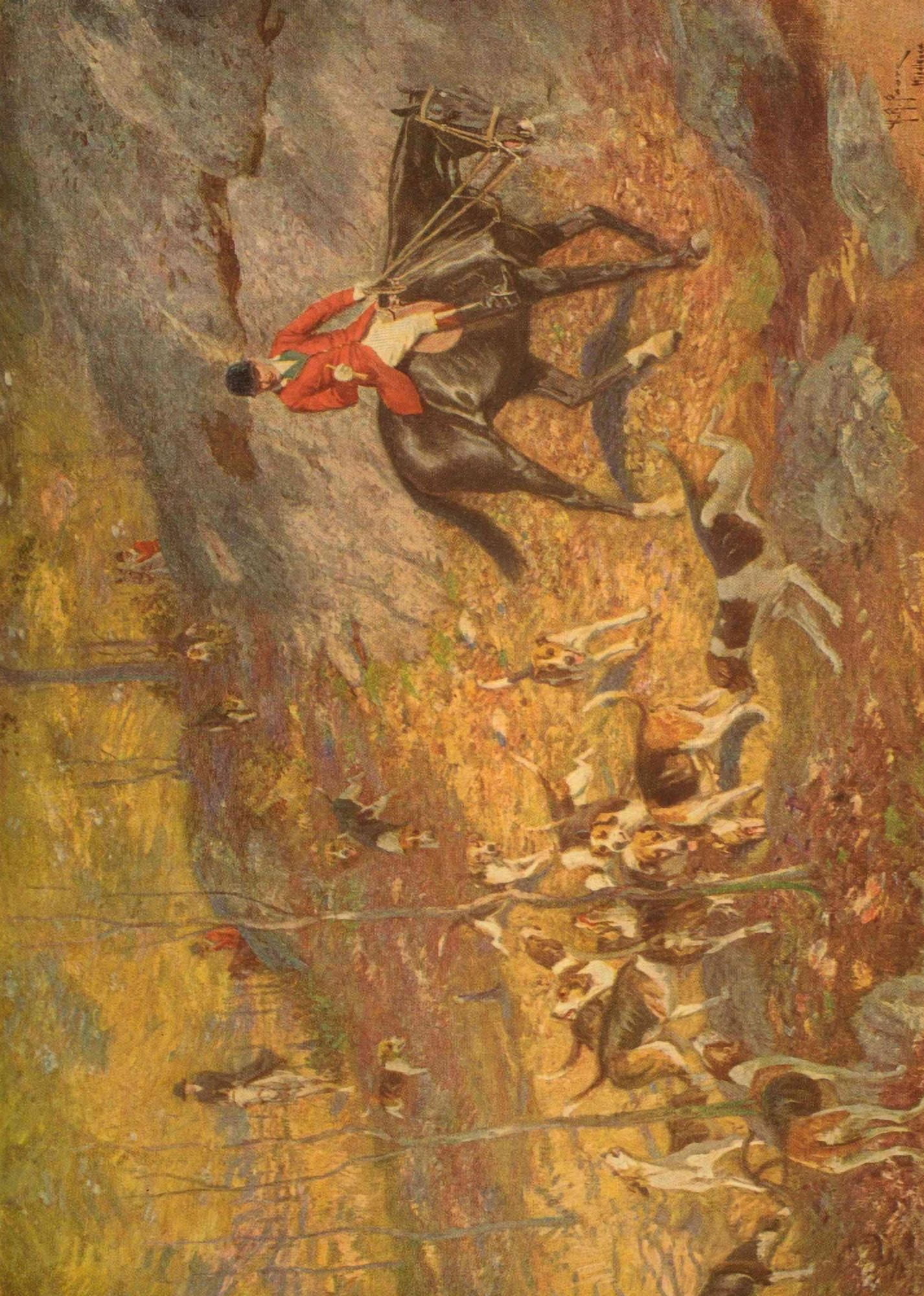Scribners Magazine 1911 Gone to earth Canvas Art - Henry Rankin Poore (18 x 24)