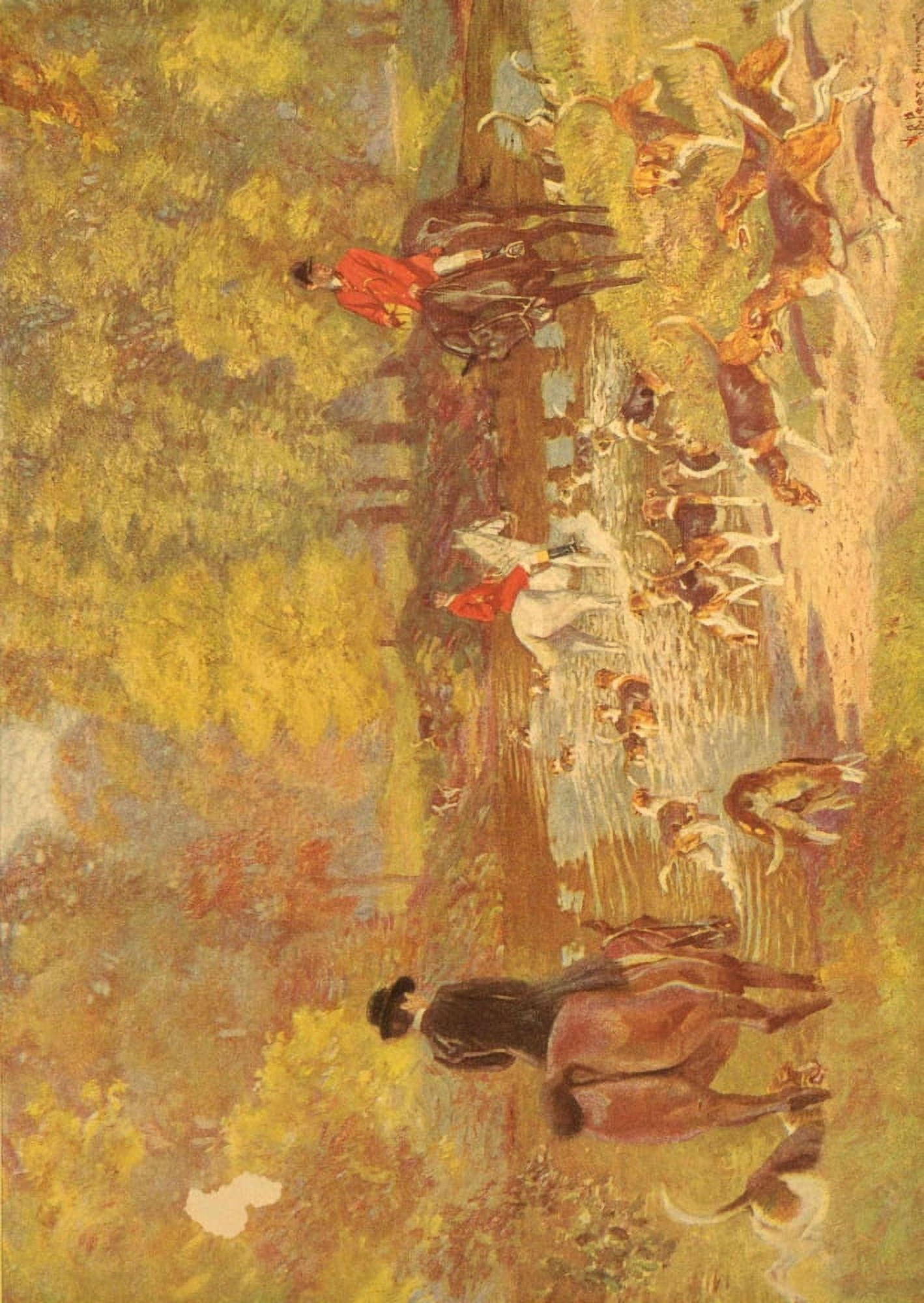 Scribners Magazine 1911 Lifting the pack Canvas Art - Henry Rankin Poore (18 x 24)