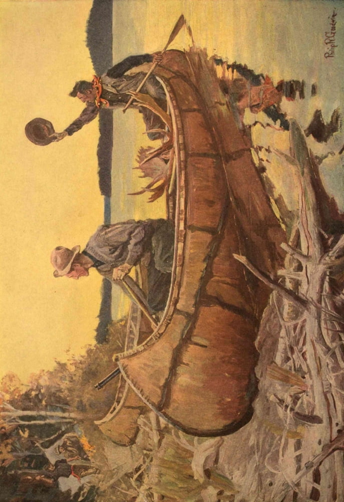 Scribners Magazine 1911 October Hunting Canvas Art - Philip R Goodwin (24 x 36)