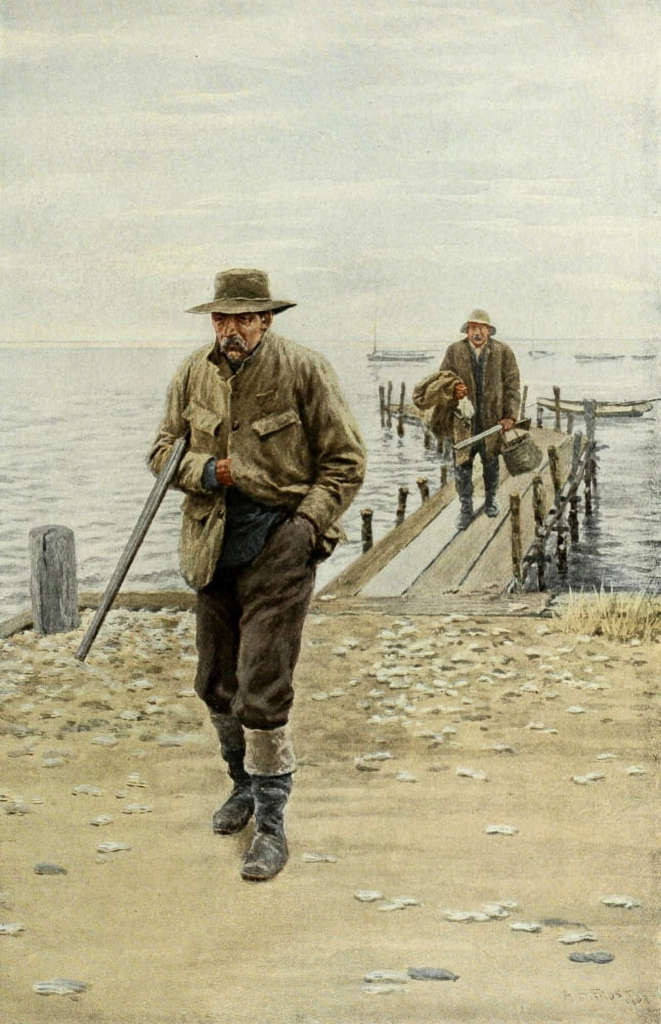 Scribners Magazine 34 1903 Bad luck Canvas Art - Arthur B Frost (18 x 24)