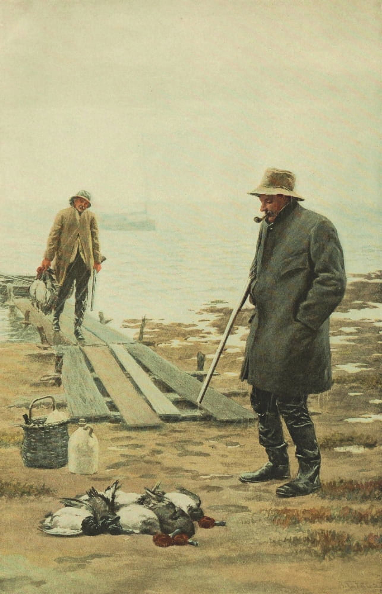 Scribners Magazine 34 1903 Good luck Canvas Art - Arthur B Frost (18 x 24)