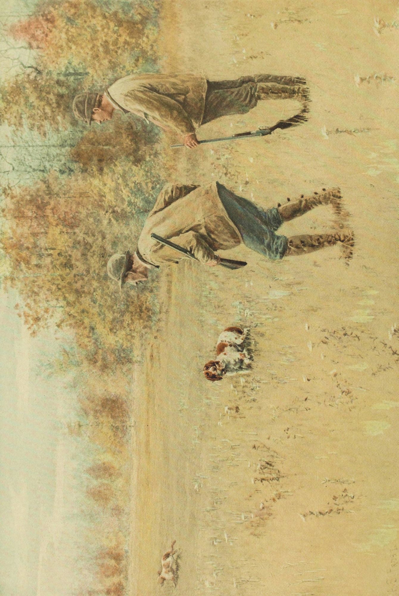 Scribners Magazine 34 1903 Gun shy Canvas Art - Arthur B Frost (18 x 24)