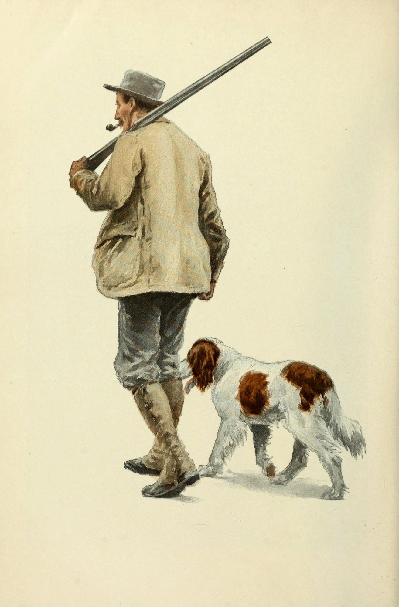 Scribners Magazine 34 1903 The End of a Days Shooting Canvas Art - Arthur B Frost (18 x 24)