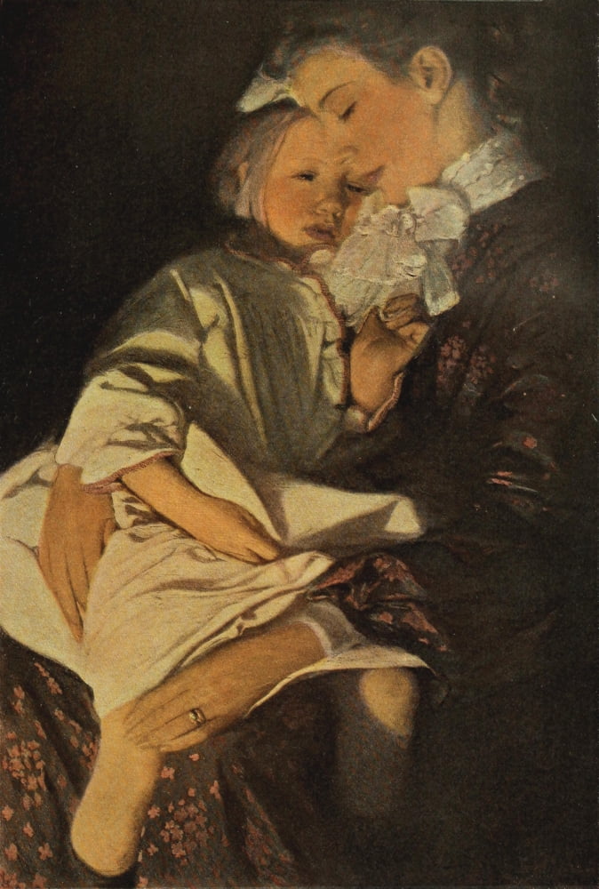 Scribners Magazine 36 1904 By the evening fire Canvas Art - Sarah S Stilwell (18 x 24)