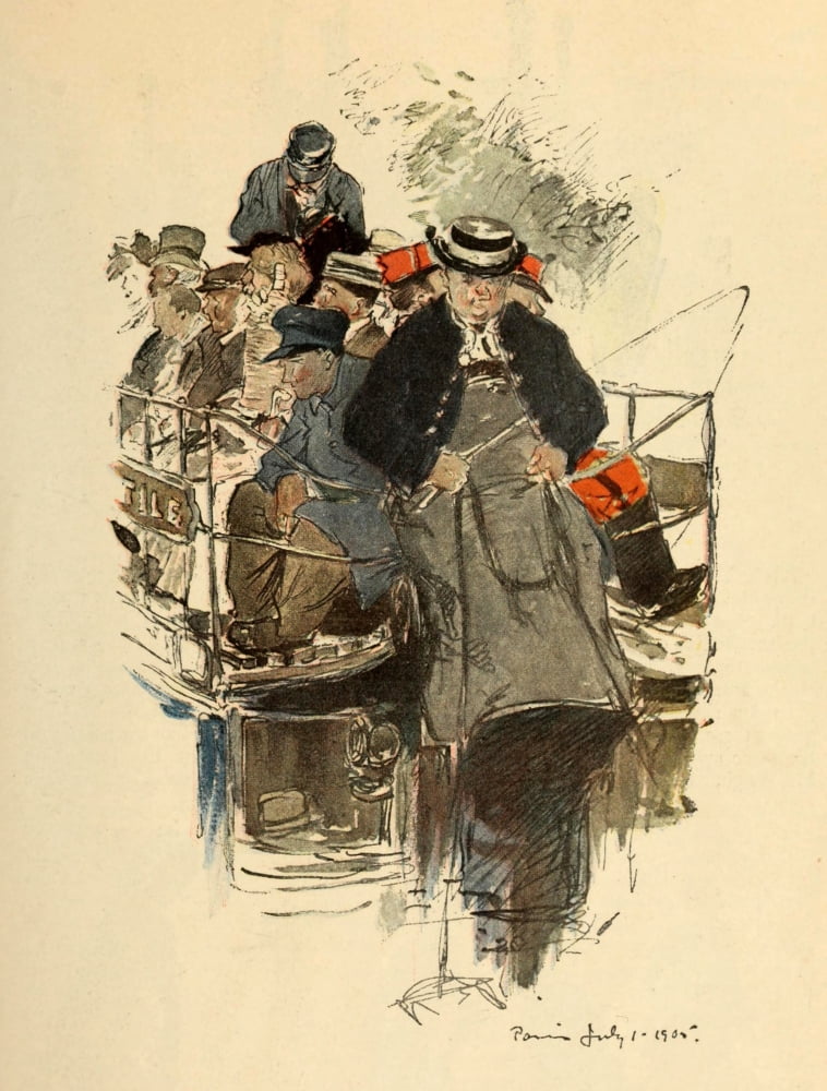 Scribners Magazine 40 1906 Paris July 1905 Canvas Art - George Wright (24 x 36)
