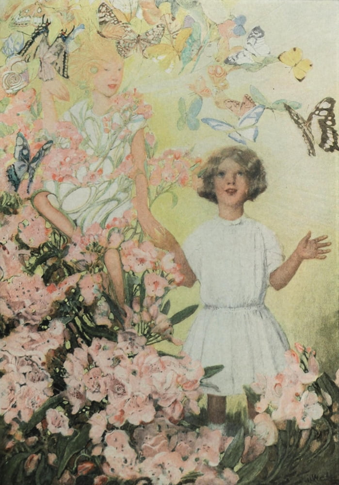Scribners Magazine 42 1907 Child in Fairyland the fairy playmate Canvas Art - Sarah S Stilwell (24 x 36)