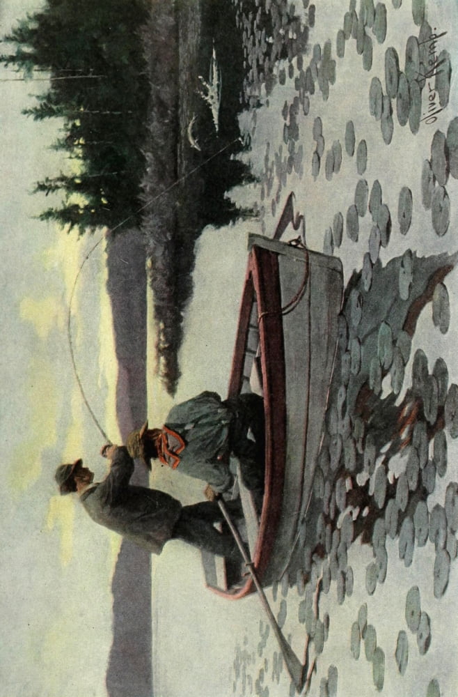 Scribners Magazine 45 1909 Lake Fishing Canvas Art - Oliver Kemp (24 x 36)