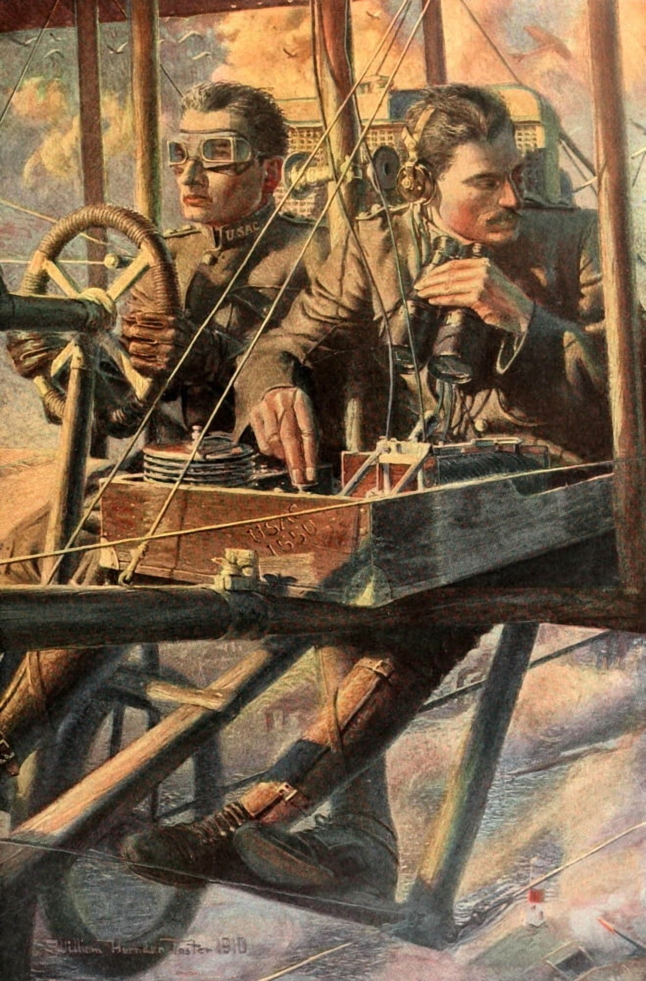 Scribners Magazine 49 1911 The Scout Cruiser Canvas Art - William Harnden Foster (18 x 24)