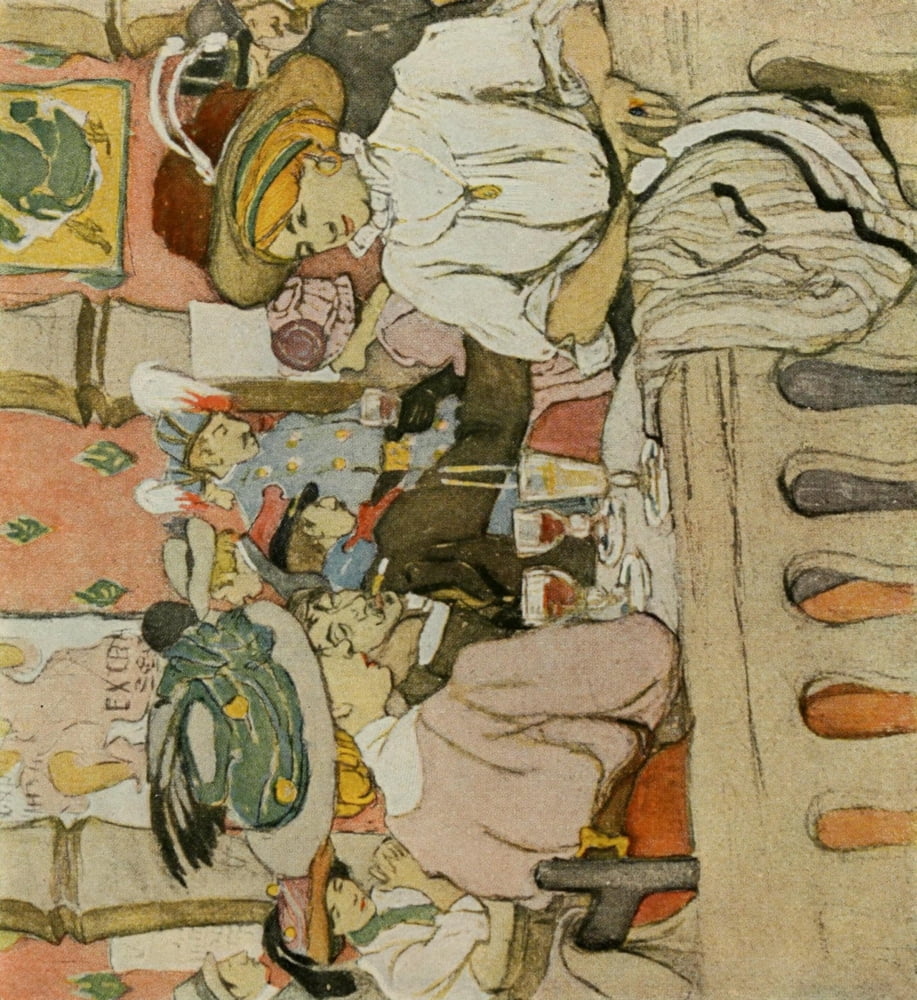 Scribners Magazine 52 1912 At the Bal Bullier Canvas Art - Maud Squire (18 x 24)