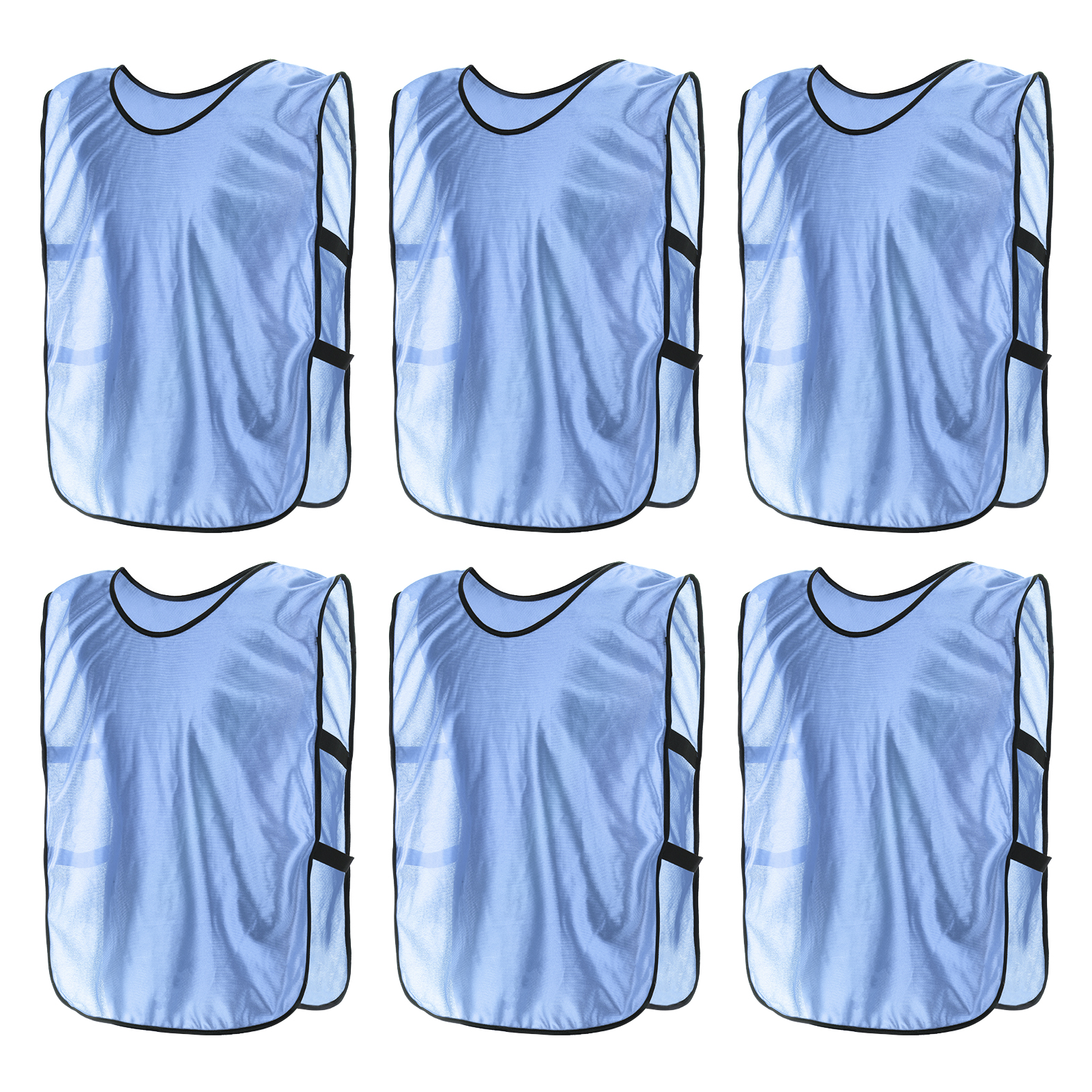 Scrimmage Training Vest 17x11" Soccer Jersey Sport Team Pinnies, Sky