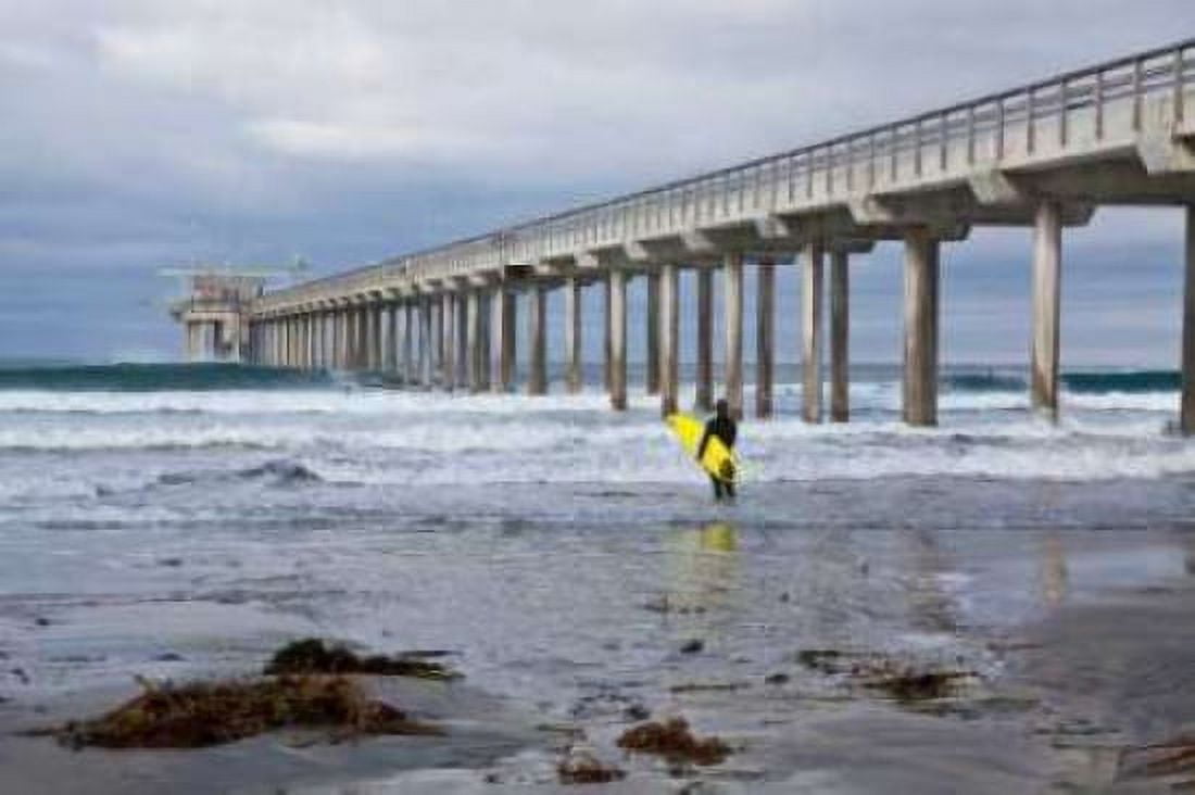 Scripps Pier I Canvas Art - Lee Peterson (12 x 18)