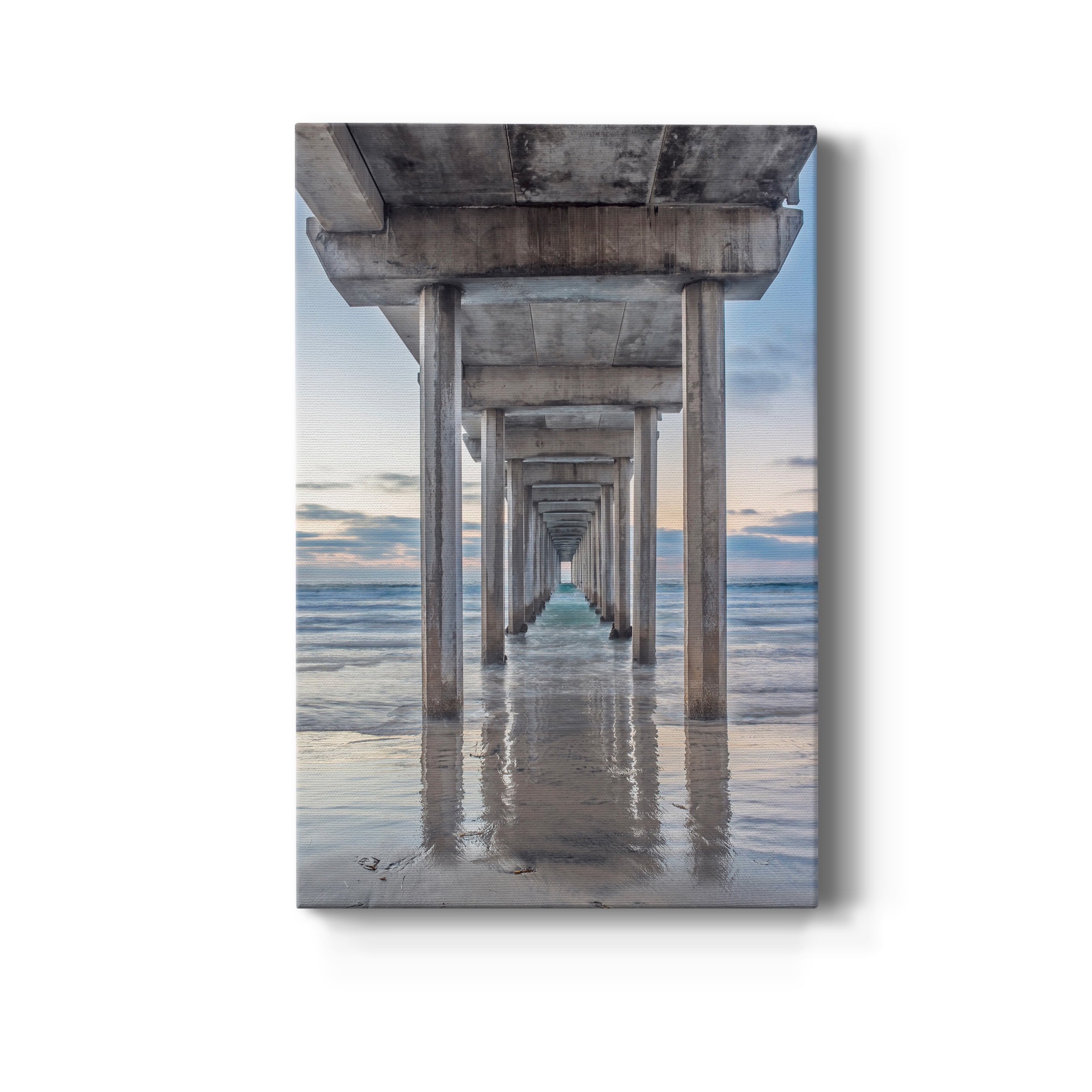 Scripps Pier Premium Gallery Wrapped Canvas - Ready to Hang - 24 x 36
