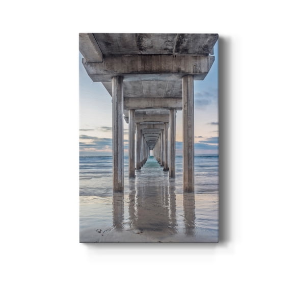 Scripps Pier Premium Gallery Wrapped Canvas - Ready to Hang - 32 x 48
