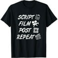 thumbnail image 1 of Script Film Post Repeat Video Producer T-Shirt, 1 of 4