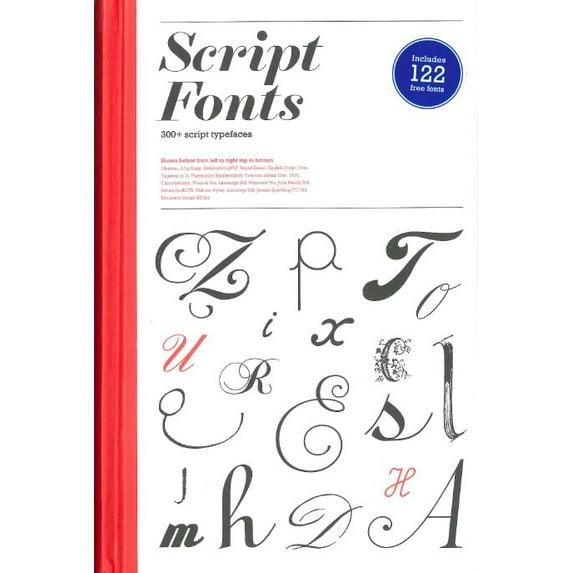 Pre-Owned Script Fonts Paperback