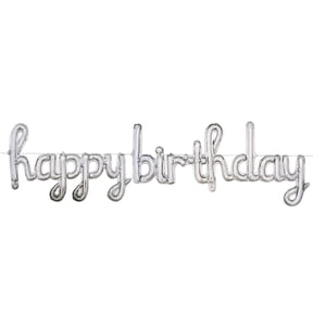 Script Happy Birthday Balloon Streamer