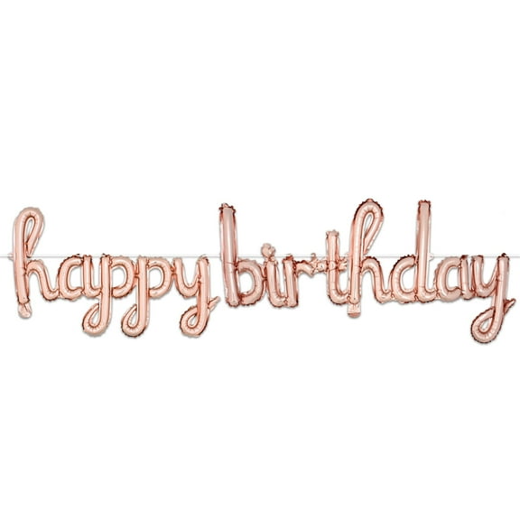 Script Happy Birthday Balloon Streamer