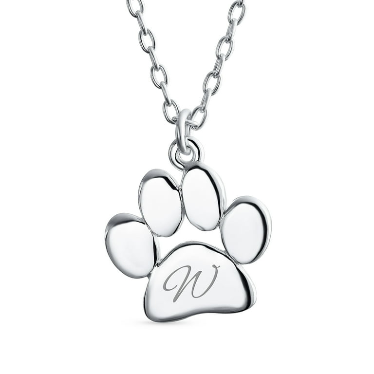 Paw print 2025 necklace walmart