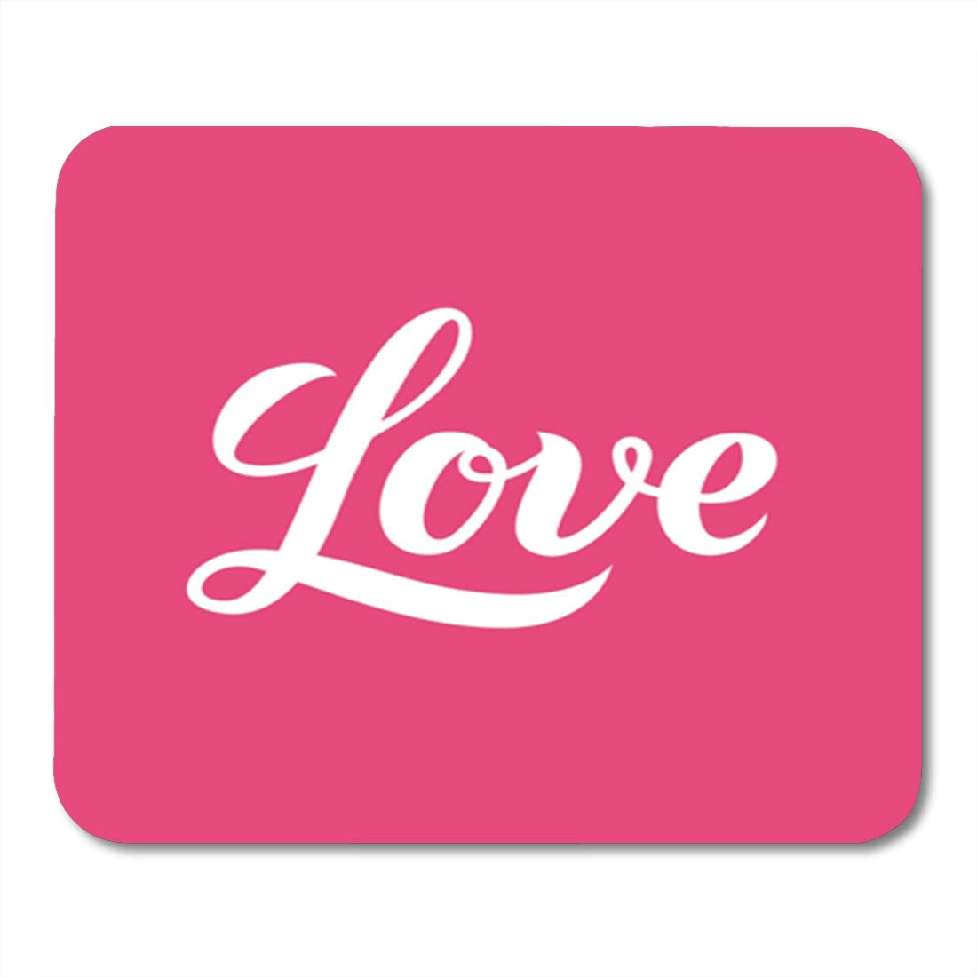 Script Love Word Hand Lettering Letter Typo Retro Brush Calligraphic