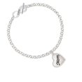thumbnail image 1 of Script Mom Heart Love Infinity Toggle Chain Bracelet, 1 of 1
