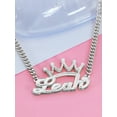 thumbnail image 1 of Script Name Necklace With Crown, 1 of 1