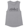 thumbnail image 1 of Script Ohio Women's Muscle Tank Medium Heather Grey, 1 of 5