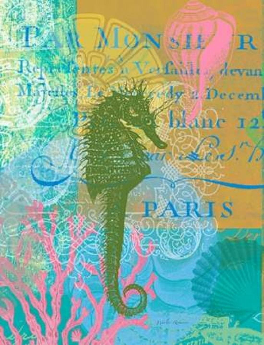 Script Seahorse Canvas Art - Walter Robertson (22 x 28)