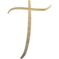 thumbnail image 1 of Script Wooden Letter Craft, Unpainted 5'' tall Wood Letter T, Paintable Rebeca, 1 of 5