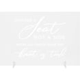 thumbnail image 1 of Scripted Choose A Seat, Not A Side, Sign, 7.5 x 11 Inch, St Included, Wedding Ceremony Sign, All Family Once The Knot is Tied, Loved by Both Bride  Groom, Wedding Décor, 1 of 5