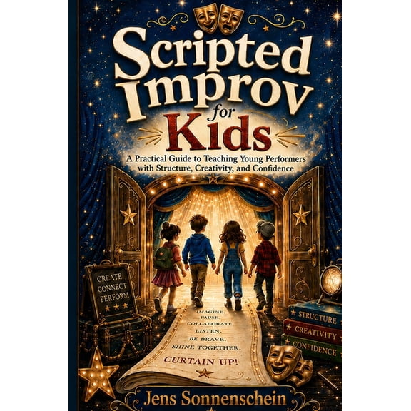 Scripted Improv for Kids: A Practical Guide to Teaching Young Performers with Structure, Creativity, and Confidence, (Paperback)