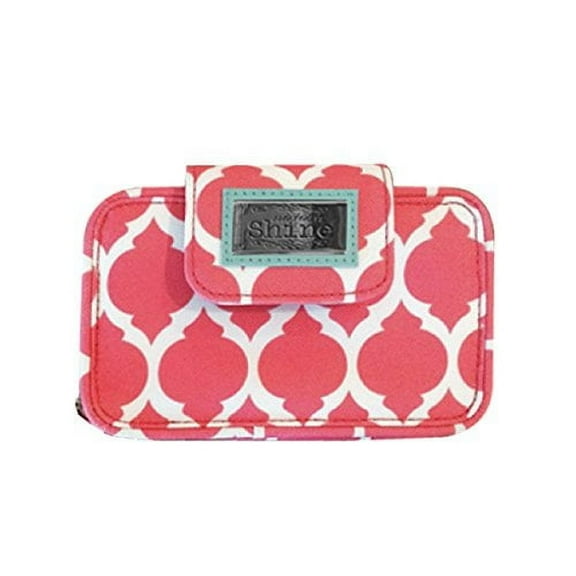 Scripture Art Shine Brooke Wristlet Coral Inspirational Faith