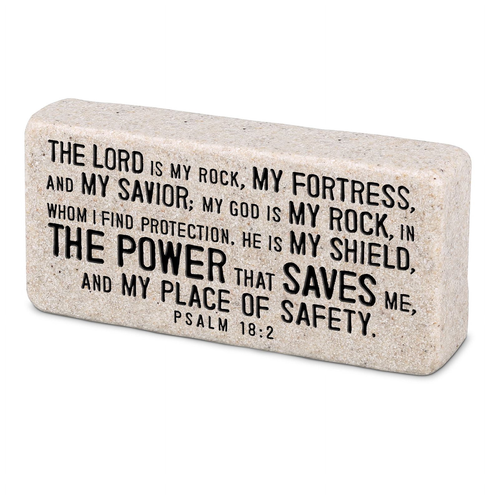 Scripture Blocks Scripture Block The Lord Is My Rock - Walmart.com